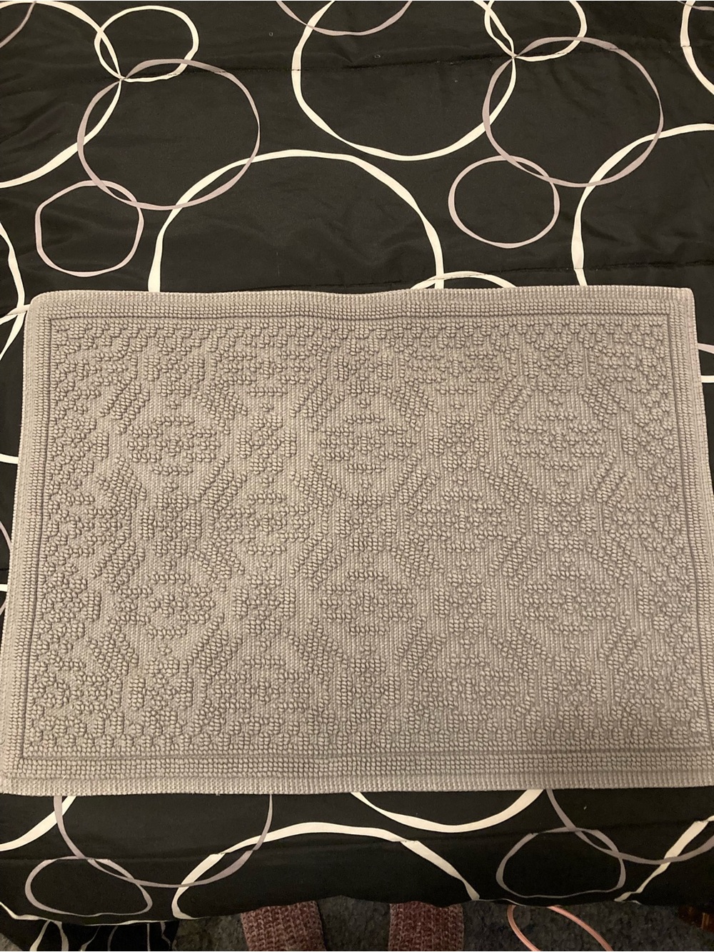 Better Homes And Gardens Gray Textured Bath Mat
